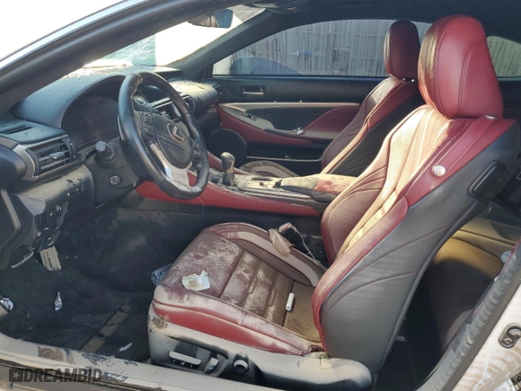 2016 Lexus RC 300 with VIN JTHSM5BC0G5002196, listed as a Copart auction lot 77487494 with 48,248 mi miles and Salvage Title. Bid and sale history available at carsss.com. Image 7.