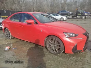 2017 Lexus IS 350 with VIN JTHCE1D28H5014273, listed as a Copart auction lot 85163664 with 46,567 mi miles and Salvage title. Bid and sale history available at DreamBid. Image 4.