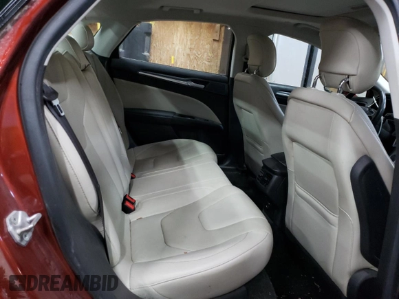 2014 Ford Fusion Titanium Hybrid with VIN 3FA6P0RU6ER219036, listed as a Copart auction lot 57476985 with 189,113 mi miles and Clean title. Bid and sale history available at DreamBid. Image 10.