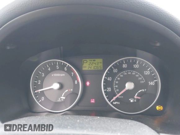 2006 Hyundai Accent GLS with VIN KMHCN46C46U035208, listed as a IAAI auction lot 41769016 with 141,065 mi miles. Bid and sale history available at carsss.com. Image 7.