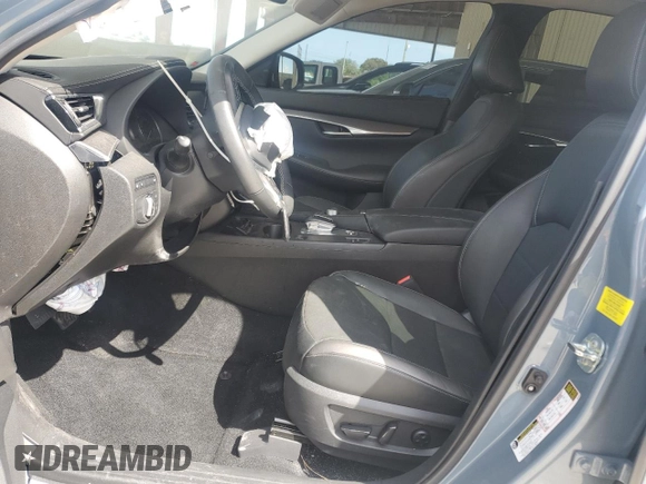 2023 Infiniti QX50 Luxe with VIN 3PCAJ5BA5PF113510, listed as a Copart auction lot 47180215 with 19,543 mi miles and Non repairable. Bid and sale history available at DreamBid. Image 7.