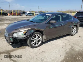 2013 Nissan Maxima SV with VIN 1N4AA5AP8DC817754, listed as a Copart auction lot 52670075 with 90,054 mi miles and Salvage Title. Bid and sale history available at DreamBid. Image 1.