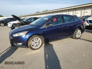 2017 Ford Focus Titanium с VIN 1FADP3J2XHL203959, выставлен на аукционе Copart как лот 55498465 с пробегом 68 154 миль миль и Списание • Salvage title. История ставок и продаж доступна на DreamBid. Изображение 1.