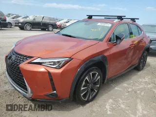 2020 Lexus UX with VIN JTHP3JBH7L2026407, listed as a Copart auction lot 76059724 with 34,108 mi miles and Non Repairable. Bid and sale history available at carsss.com. Image 1.