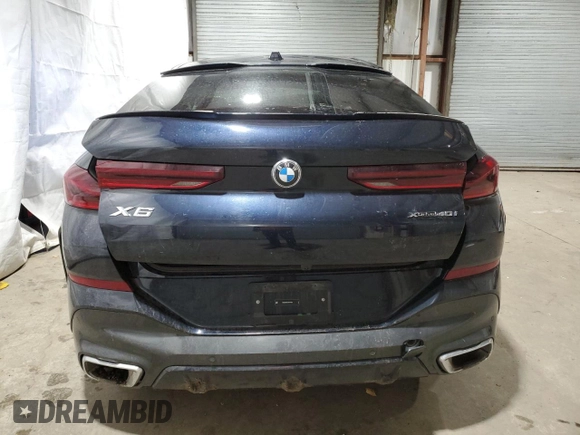 2024 BMW X6 xDrive40i with VIN 5UX33EX07R9V74903, listed as a Copart auction lot 44209305 with 0 mi miles and Salvage Title. Bid and sale history available at carsss.com. Image 6.