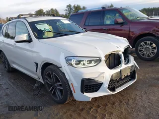 2020 BMW X3 M with VIN 5YMTS0C0XL9B25245, listed as a IAAI auction lot 41607826 with 52,456 mi miles. Bid and sale history available at carsss.com. Image 1.