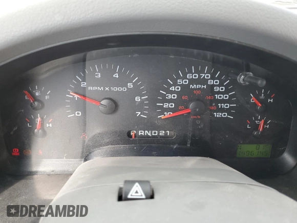 2005 Ford F-150 XLT with VIN 1FTRW12W35KC32505, listed as a Copart auction lot 54786525 with 149,614 mi miles and Salvage title. Bid and sale history available at DreamBid. Image 9.