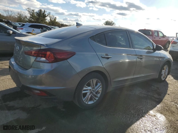 2019 Hyundai Elantra SEL with VIN 5NPD84LF0KH435110, listed as a Copart auction lot 46390155 with 117,754 mi miles and Clean Title. Bid and sale history available at carsss.com. Image 3.