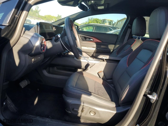 2024 Chevrolet Equinox EV RS with VIN 3GN7DNRP4RS222960, listed as a Copart auction lot 47896605 with 6,511 mi miles and Salvage Title. Bid and sale history available at carsss.com. Image 7.