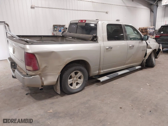 2010 Dodge Ram 1500 SLT with VIN 1D7RV1CT2AS186351, listed as a IAAI auction lot 40940549 with 170,165 mi miles. Bid and sale history available at carsss.com. Image 4.