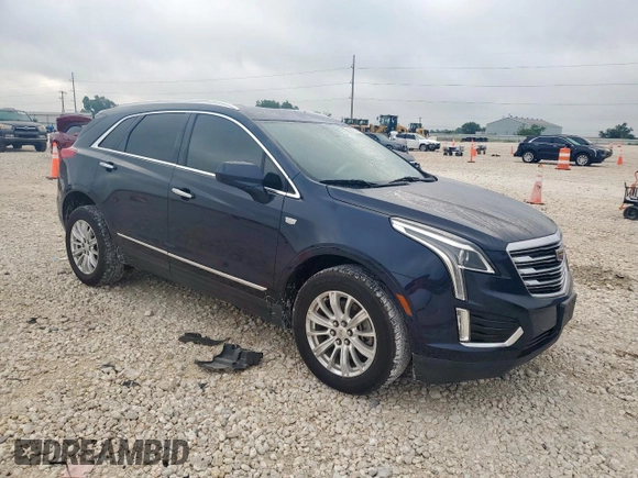 2017 Cadillac XT5 FWD with VIN 1GYKNARS8HZ162612, listed as a Copart auction lot 58727265 with 100,494 mi miles and Clean title. Bid and sale history available at DreamBid. Image 4.