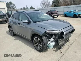 2021 Hyundai Kona Ultimate with VIN KM8K53A51MU708418, listed as a Copart auction lot 45710145 with 62,431 mi miles and Salvage Title. Bid and sale history available at carsss.com. Image 10.