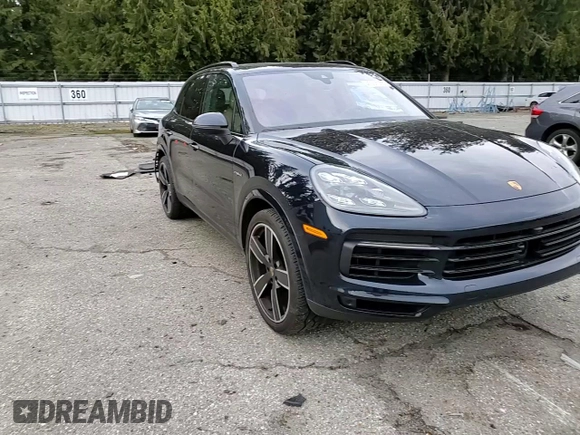2021 Porsche Cayenne E-Hybrid with VIN WP1AE2AYXMDA25040, listed as a Copart auction lot 47036355 with 63,165 mi miles and Salvage title. Bid and sale history available at DreamBid. Image 11.