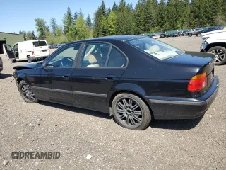 2000 BMW 5 Series 528iA with VIN WBADM6341YGU29669, listed as a Copart auction lot 55398505 with 0 mi miles and Salvage Title. Bid and sale history available at carsss.com. Image 2.