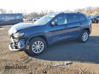 2020 Jeep Cherokee Latitude with VIN 1C4PJMCB2LD550684, listed as a Copart auction lot 43625725 with 60,417 mi miles and Salvage Title. Bid and sale history available at carsss.com. Image 1.