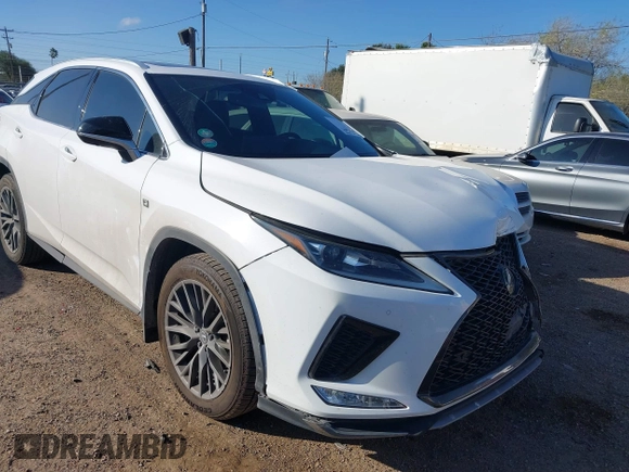 2022 Lexus RX 350 F Sport with VIN 2T2YZMDA0NC368528, listed as a IAAI auction lot 41175097 with 48,452 mi miles and . Bid and sale history available at DreamBid. Image 1.