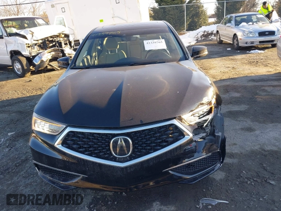 2020 Acura TLX with VIN 19UUB1F32LA006241, listed as a IAAI auction lot 41339765 with 61,174 mi miles. Bid and sale history available at carsss.com. Image 12.