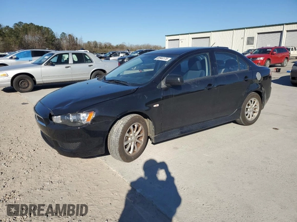 2012 Mitsubishi Lancer SE with VIN JA32V2FW4CU018949, listed as a Copart auction lot 88944175 with 85,873 mi miles and Salvage title. Bid and sale history available at DreamBid. Image 1.