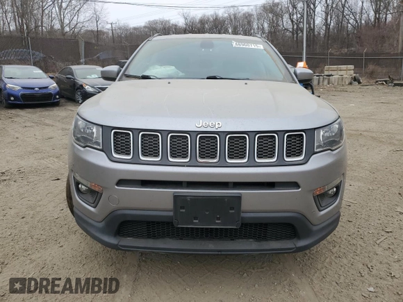 2019 Jeep Compass Latitude with VIN 3C4NJCBB0KT835170, listed as a Copart auction lot 48960715 with 78,874 mi miles and Salvage Title. Bid and sale history available at carsss.com. Image 5.