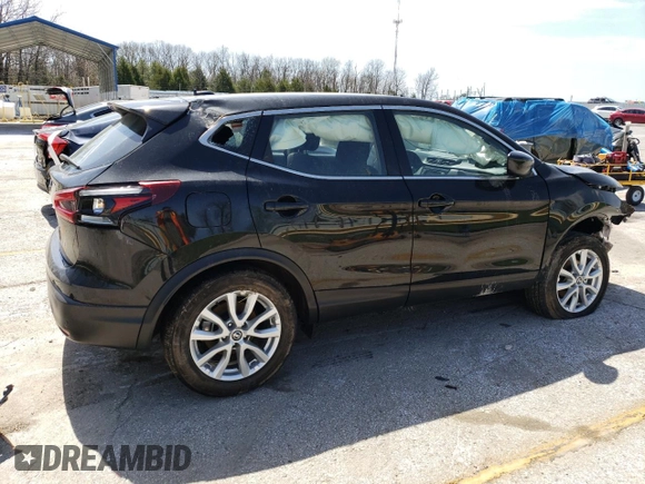 2022 Nissan Rogue S with VIN JN1BJ1AV9NW347808, listed as a Copart auction lot 52240685 with 53,078 mi miles and Salvage title. Bid and sale history available at DreamBid. Image 3.