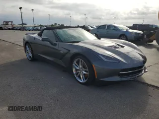 2014 Chevrolet Corvette Z51 3LT z VIN 1G1YM3D77E5125967, wystawiony jako Copart lot #74243324 z przebiegiem Nie podano mil oraz Szkoda całkowita • Salvage title. Historia ofert i sprzedaży dostępna na DreamBid. Obrazek 4.
