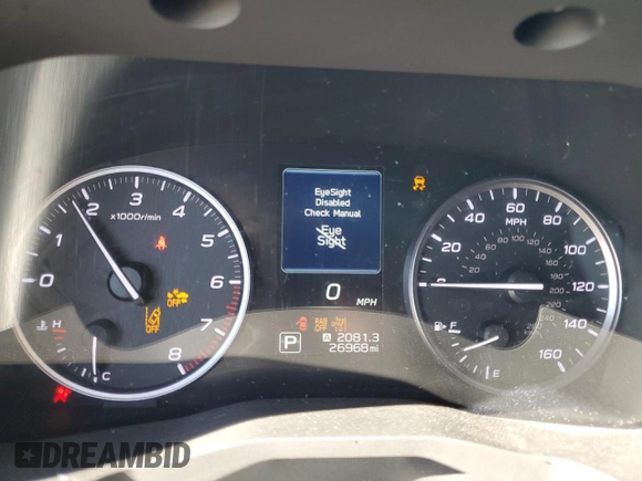 2023 Subaru Ascent Onyx with VIN 4S4WMAHD6P3404632, listed as a Copart auction lot 80526624 with 26,968 mi miles and Salvage title. Bid and sale history available at DreamBid. Image 9.