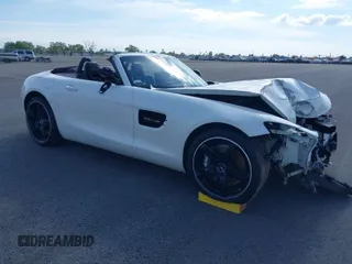 2018 Mercedes-Benz AMG GT with VIN WDDYK7HAXJA018154, listed as a IAAI auction lot 41899916 with 1 mi miles. Bid and sale history available at carsss.com. Image 1.