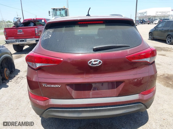 2017 Hyundai Tucson SE Plus with VIN KM8J33A42HU488186, listed as a IAAI auction lot 42015926 with 159,537 mi miles. Bid and sale history available at carsss.com. Image 16.