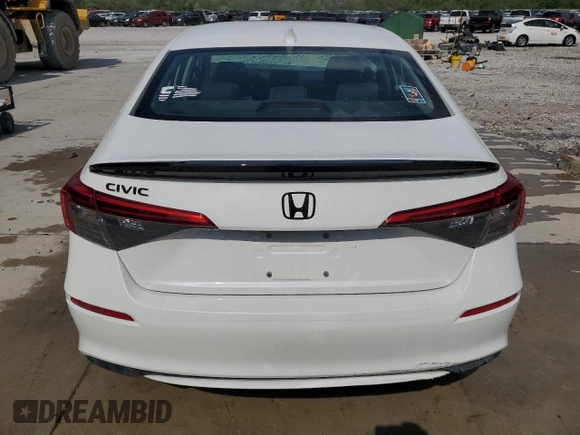 2023 Honda Civic EX with VIN 2HGFE1F73PH308955, listed as a Copart auction lot 54742035 with Not provided miles and Salvage title. Bid and sale history available at DreamBid. Image 6.