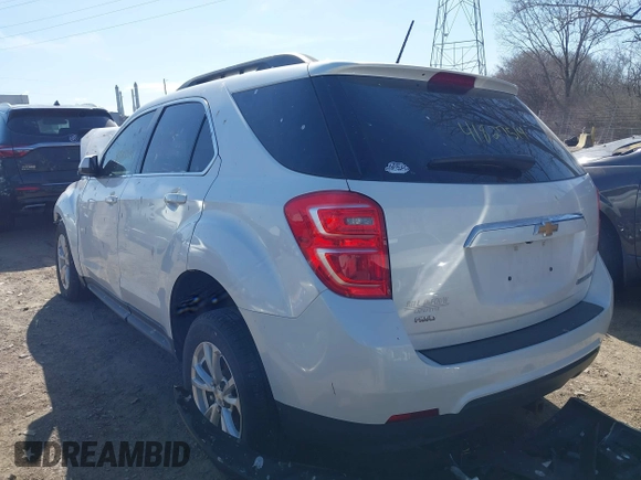 2016 Chevrolet Equinox LT with VIN 2GNFLFEK9G6152561, listed as a IAAI auction lot 41827514 with 120,848 mi miles and . Bid and sale history available at carsss.com. Image 3.