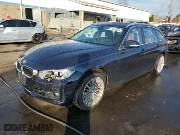 2014 BMW 3 Series 328i xDrive with VIN WBA3G7C51EKN36344, listed as a Copart auction lot 76963514 with 105,975 mi miles and Salvage Title. Bid and sale history available at carsss.com. Image 1.