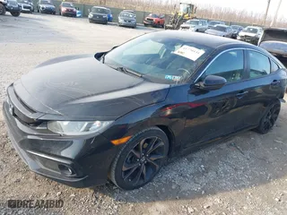 2021 Honda Civic Sedan Sport with VIN 2HGFC2F87MH534920, listed as a IAAI auction lot 41770131 with 87,608 mi miles. Bid and sale history available at carsss.com. Image 17.
