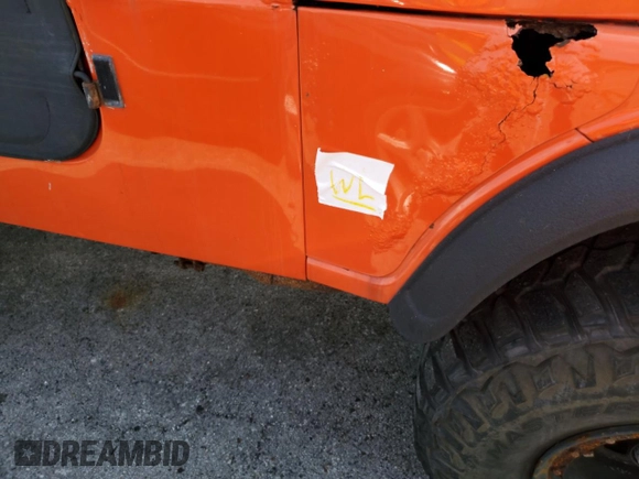 1979 Jeep CJ z VIN J9F93EH832940, wystawiony jako Copart lot #75121864 z przebiegiem Nie podano mil oraz Szkoda całkowita • Salvage title. Historia ofert i sprzedaży dostępna na DreamBid. Obrazek 13.