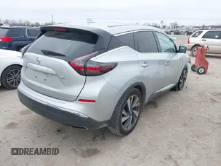2022 Nissan Murano SL with VIN 5N1AZ2CJXNC108573, listed as a IAAI auction lot 41620603 with 51,717 mi miles and . Bid and sale history available at carsss.com. Image 4.