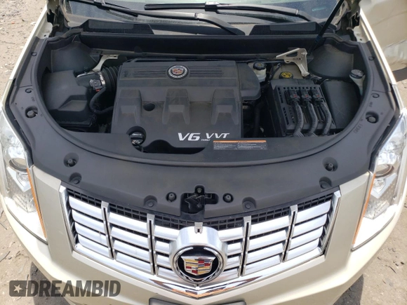 2016 Cadillac SRX Performance Collection with VIN 3GYFNCE32GS508631, listed as a Copart auction lot 60660554 with 92,025 mi miles and Salvage title. Bid and sale history available at DreamBid. Image 14.