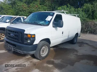 2011 Ford Econoline Cargo Commercial with VIN 1FTNE1EW1BDA52968, listed as a IAAI auction lot 42591275 with 359,304 mi miles and . Bid and sale history available at DreamBid. Image 2.