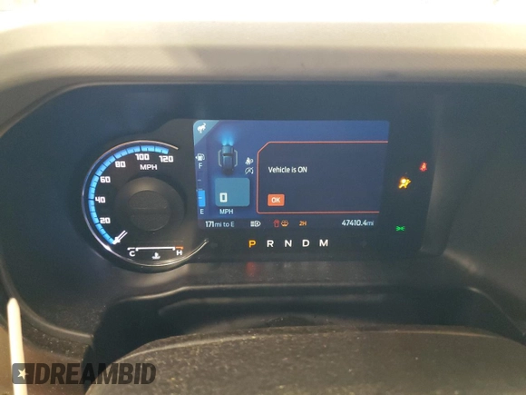 2021 Ford Bronco с VIN 1FMEE5DP9MLB06877, выставлен на аукционе Copart как лот 57254245 с пробегом 47 410 миль миль и Списание • Salvage title. История ставок и продаж доступна на DreamBid. Изображение 9.