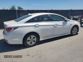 2012 Hyundai Sonata Hybrid z VIN KMHEC4A42CA032867, wystawiony jako Copart lot #61369295 z przebiegiem 151 751 mil mil oraz Czysty tytuł • Clean title. Historia ofert i sprzedaży dostępna na DreamBid. Obrazek 3.