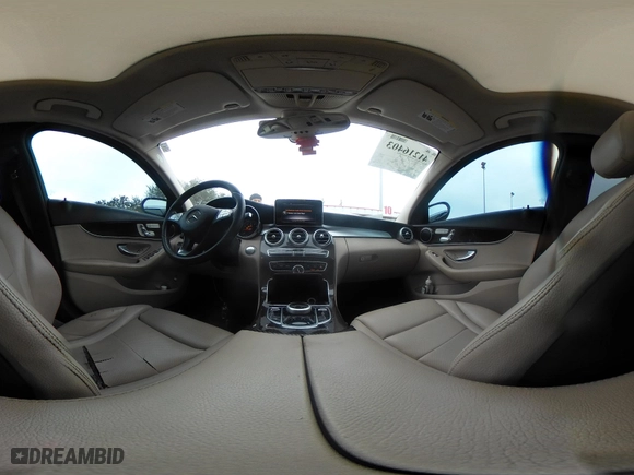 2017 Mercedes-Benz C-Class C 300 with VIN 55SWF4JB2HU227122, listed as a IAAI auction lot 41216403 with 120,805 mi miles. Bid and sale history available at carsss.com. Image 18.