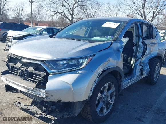 2019 Honda CR-V EX with VIN 7FARW2H55KE031982, listed as a IAAI auction lot 41465242 with 46,411 mi miles. Bid and sale history available at carsss.com. Image 6.