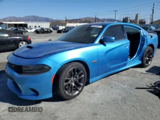 2019 Dodge Charger Scat Pack with VIN 2C3CDXGJ4KH703676, listed as a Copart auction lot 89003665 with Not Provided miles and Salvage Title. Bid and sale history available at DreamBid. Image 1.