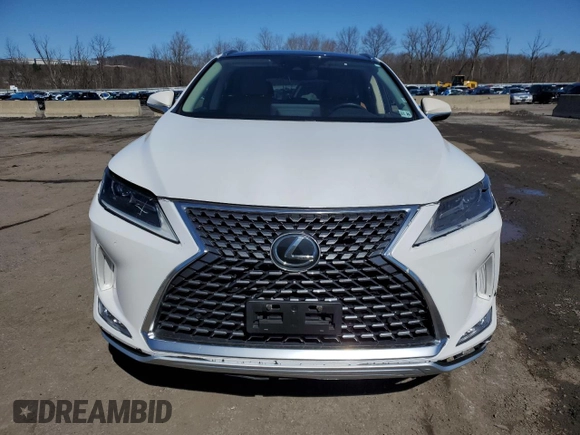 2022 Lexus RX 350 with VIN 2T2HZMDA7NC322095, listed as a Copart auction lot 49484325 with 124,042 mi miles and Salvage Title. Bid and sale history available at DreamBid. Image 5.