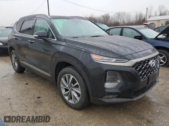 2019 Hyundai Santa Fe Limited with VIN 5NMS5CAD3KH081074, listed as a Copart auction lot 43545055 with 18,649 mi miles and Salvage Title. Bid and sale history available at carsss.com. Image 4.