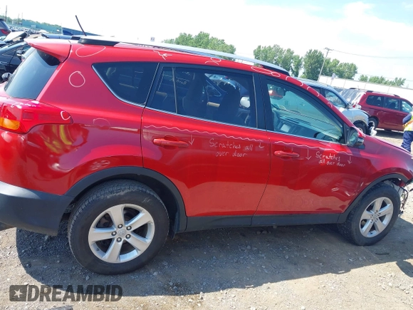 2013 Toyota RAV4 XLE with VIN JTMRFREV5D5010594, listed as a IAAI auction lot 42681284 with 131,898 mi miles and . Bid and sale history available at DreamBid. Image 12.