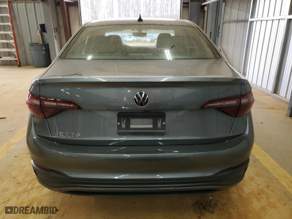 2023 Volkswagen Jetta S with VIN 3VW5M7BU3PM036983, listed as a Copart auction lot 42580185 with 21,401 mi miles and Salvage Title. Bid and sale history available at carsss.com. Image 6.