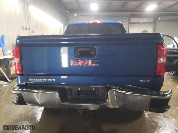 2015 GMC Sierra 1500 SLE with VIN 3GTU2UEC0FG164648, listed as a Copart auction lot 88479795 with 196,043 mi miles and Salvage Title. Bid and sale history available at carsss.com. Image 6.
