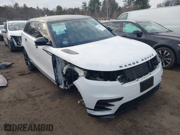 2021 Land Rover Range Rover Velar with VIN SALYT2EX5MA321200, listed as a IAAI auction lot 41760277 with 46,599 mi miles and . Bid and sale history available at DreamBid. Image 1.