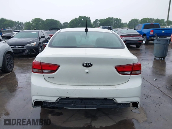 2020 Kia Rio LX with VIN 3KPA24AD5LE341235, listed as a IAAI auction lot 41948649 with 34,581 mi miles. Bid and sale history available at carsss.com. Image 15.