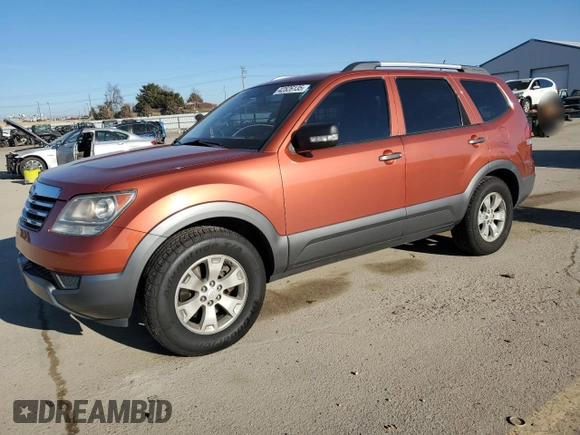 2009 Kia Borrego EX with VIN KNDJH741995027674, listed as a Copart auction lot 42526135 with 118,135 mi miles and Salvage Title. Bid and sale history available at DreamBid. Image 1.