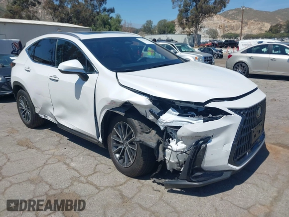 2025 Lexus NX 250 Premium with VIN JTJGDCAZ6S5024713, listed as a IAAI auction lot 42020261 with 5,833 mi miles and . Bid and sale history available at DreamBid. Image 1.